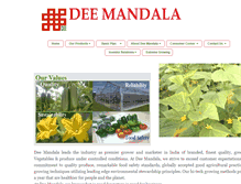 Tablet Screenshot of deemandala.com